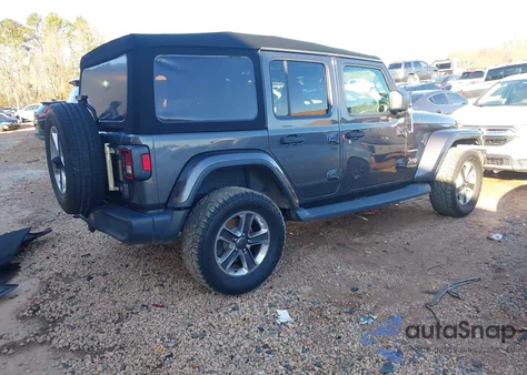 2019 Jeep Wrangler Unlimited Sahara 4X4 из США, поврежденный, VIN 1C4HJXEG0KW528328